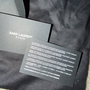 Saint Laurent pumps Black Authenticity Certificate
